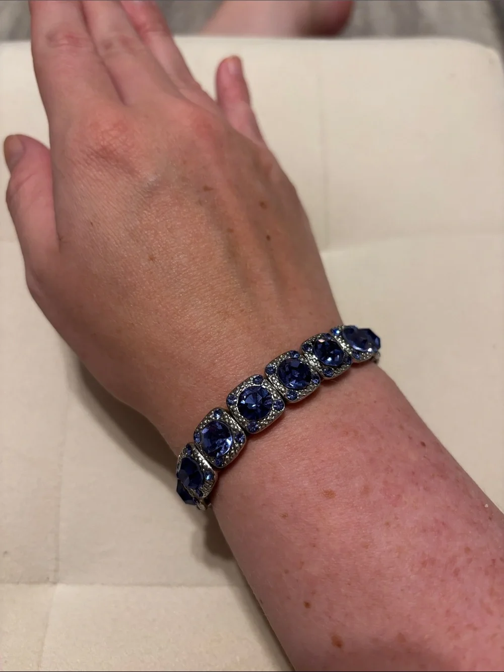 lavender Crystal Tennis Bracelet - Women Jewelry